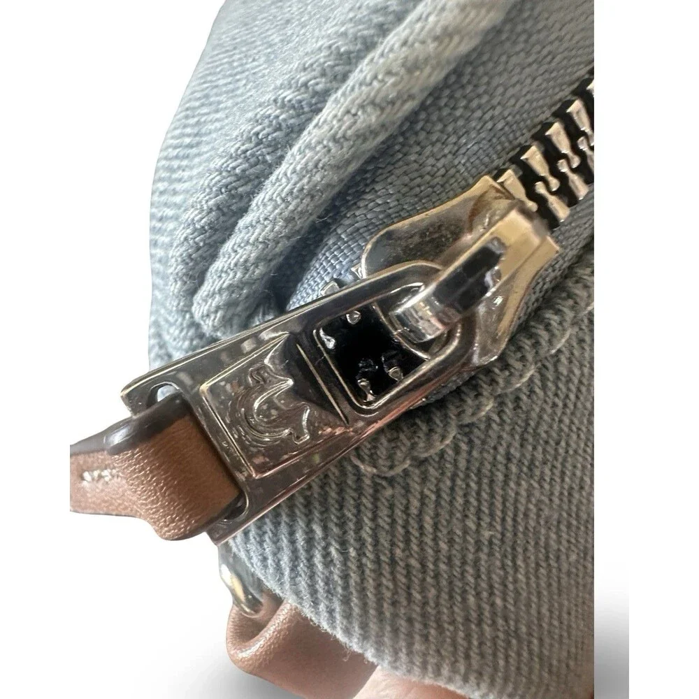 TRUE RELIGION BLUE DENIM CROSSBODY X-BODY BAG +  UNISEX  AUTHENTIC
